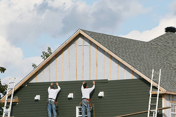 Professional Siding Installation technician working in Jamaica Plain, MA